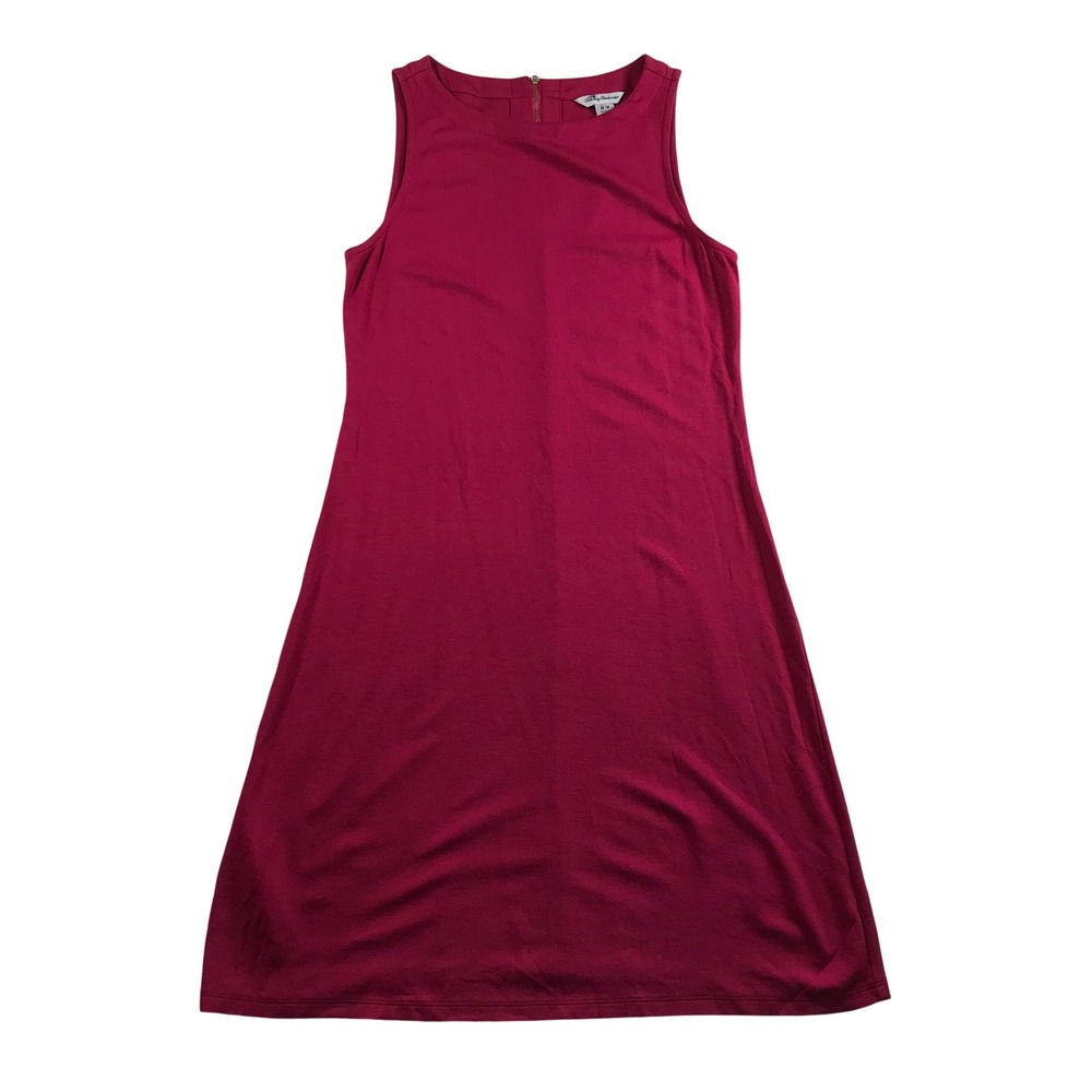 Tommy Bahama Womens Pink Tencel Modal Sleeveless Shift Dress Size M M/M Solid